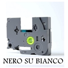 19mm x 7m Nastro laminato compatibile per Dymo S0720830 (45803) nero su bianco