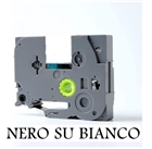 9mm x 7m Nastro laminato compatibile per Dymo S0720680 (40913/41913) nero su bianco