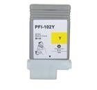Cartuccia comp. per Canon PFI-102y giallo 0898B001 ink pigmentato