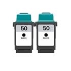 2 CARTUCCE RIGENERATO PER LEXMARK 50 / 17G0050